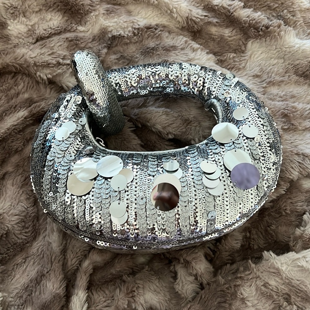 JW PEI Metallic Sequin mini Bag